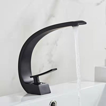 Skorter | 17 cm High Sink Faucet Luxury 1 Hole Sink Faucet Cubic Bathroom Faucet