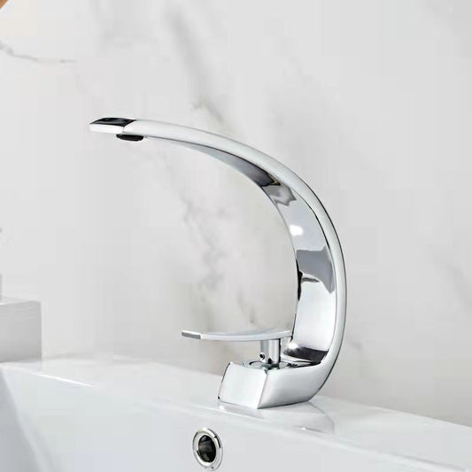 Skorter | 17 cm High Sink Faucet Luxury 1 Hole Sink Faucet Cubic Bathroom Faucet
