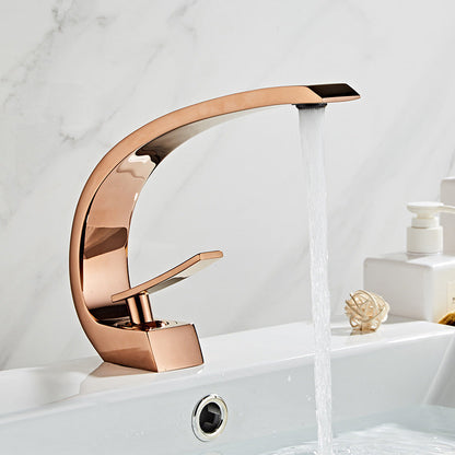 Skorter | 17 cm High Sink Faucet Luxury 1 Hole Sink Faucet Cubic Bathroom Faucet