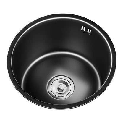 Skorter | Contemporary Style Round Kitchen Sink Stainless Steel Kitchen Sink