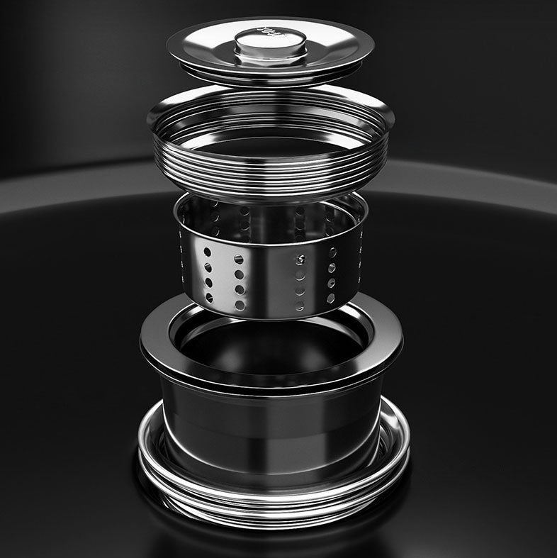 Skorter | Contemporary Style Round Kitchen Sink Stainless Steel Kitchen Sink