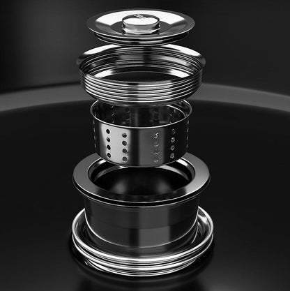 Skorter | Contemporary Style Round Kitchen Sink Stainless Steel Kitchen Sink