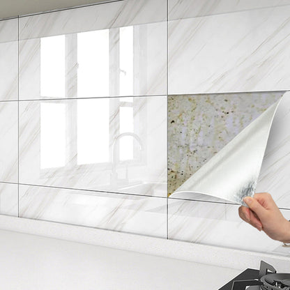 Skorter | 30 cm X 58 cm PVC rectangular Peel & Stick subway tile kitchen and bathroom backsplash