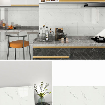 Skorter | 30 cm X 58 cm PVC rectangular Peel & Stick subway tile kitchen and bathroom backsplash