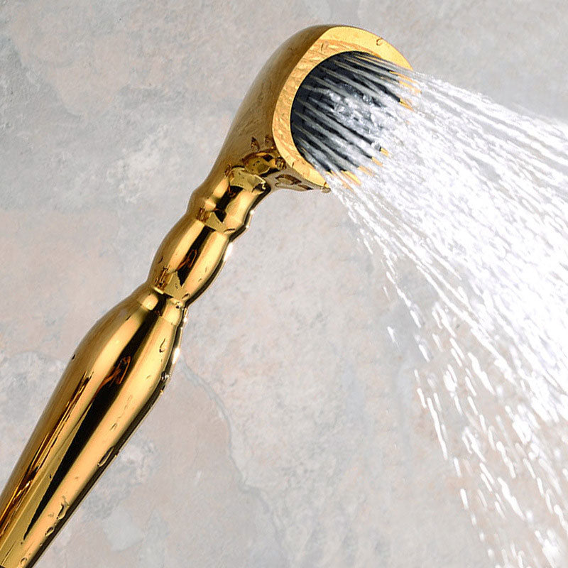Skorter | All-Copper Single-Function Handheld Showerhead European Style Antique Rain Showerhead