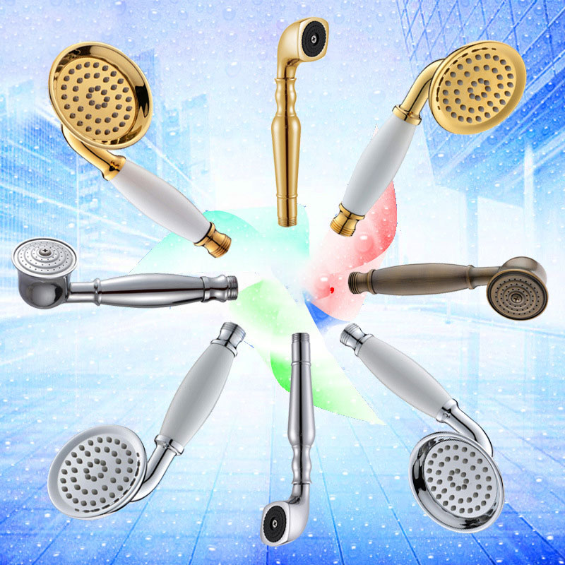 Skorter | All-Copper Single-Function Handheld Showerhead European Style Antique Rain Showerhead
