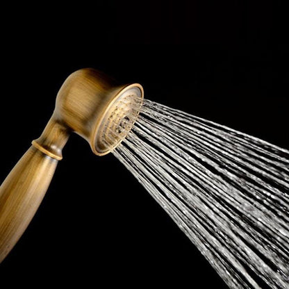Skorter | All-Copper Single-Function Handheld Showerhead European Style Antique Rain Showerhead