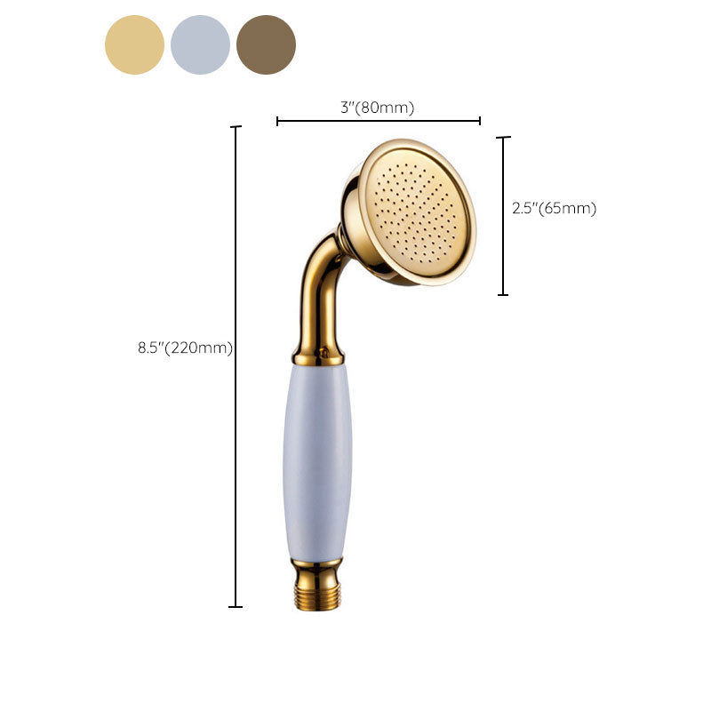 Skorter | All-Copper Single-Function Handheld Showerhead European Style Antique Rain Showerhead