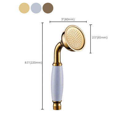Skorter | All-Copper Single-Function Handheld Showerhead European Style Antique Rain Showerhead