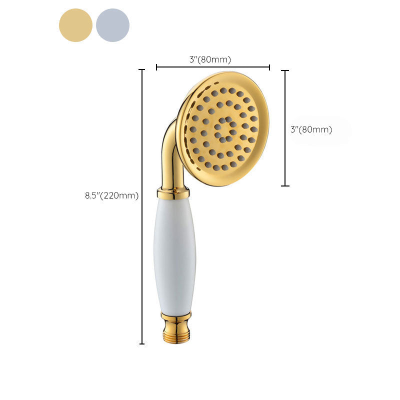Skorter | All-Copper Single-Function Handheld Showerhead European Style Antique Rain Showerhead