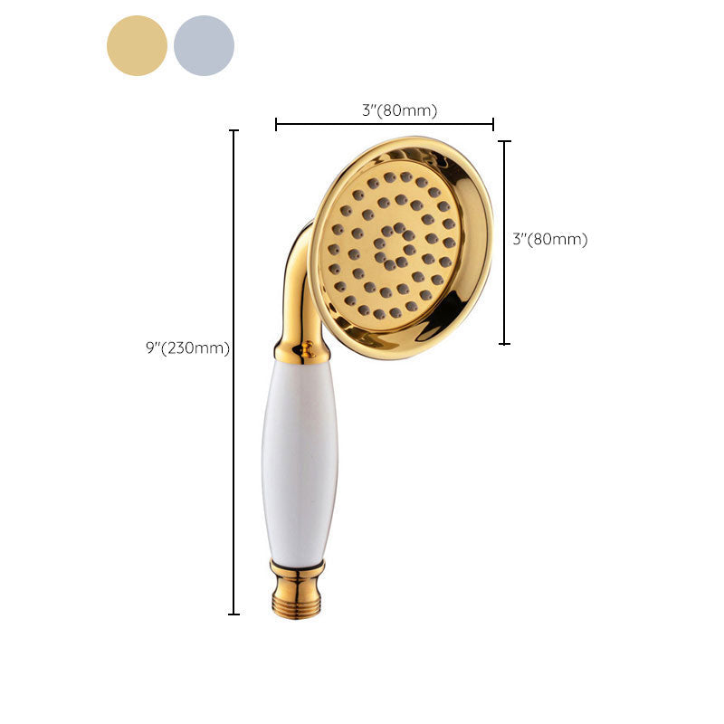 Skorter | All-Copper Single-Function Handheld Showerhead European Style Antique Rain Showerhead