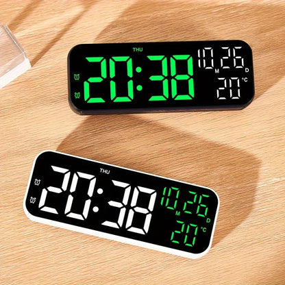Skorter | DeskTime - Digital USB Desk Clock with Date and Temperature Display