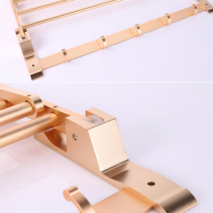 Skorter | 6-piece modern bathroom hardware set made of aluminum with towel holder/paper holder