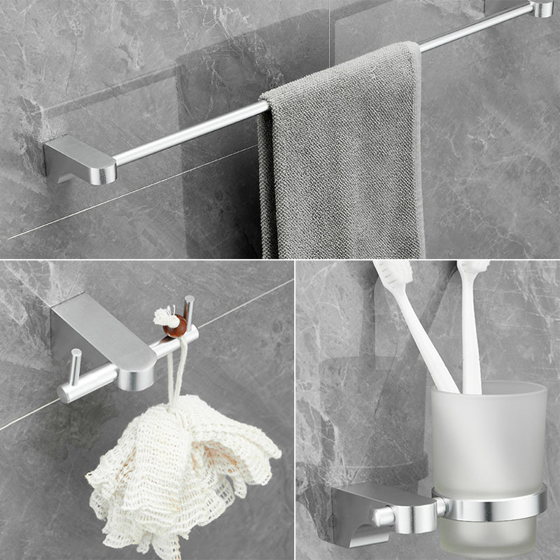 Skorter | 6-piece chrome bathroom accessory as a single item or as a set with towel ring bar