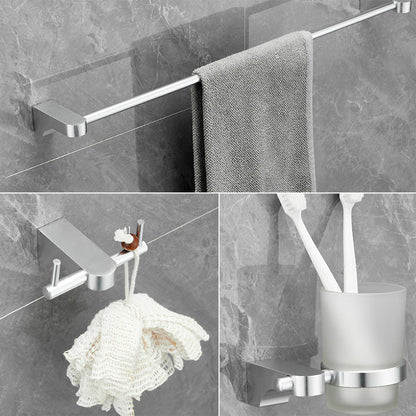 Skorter | 6-piece chrome bathroom accessory as a single item or as a set with towel ring bar