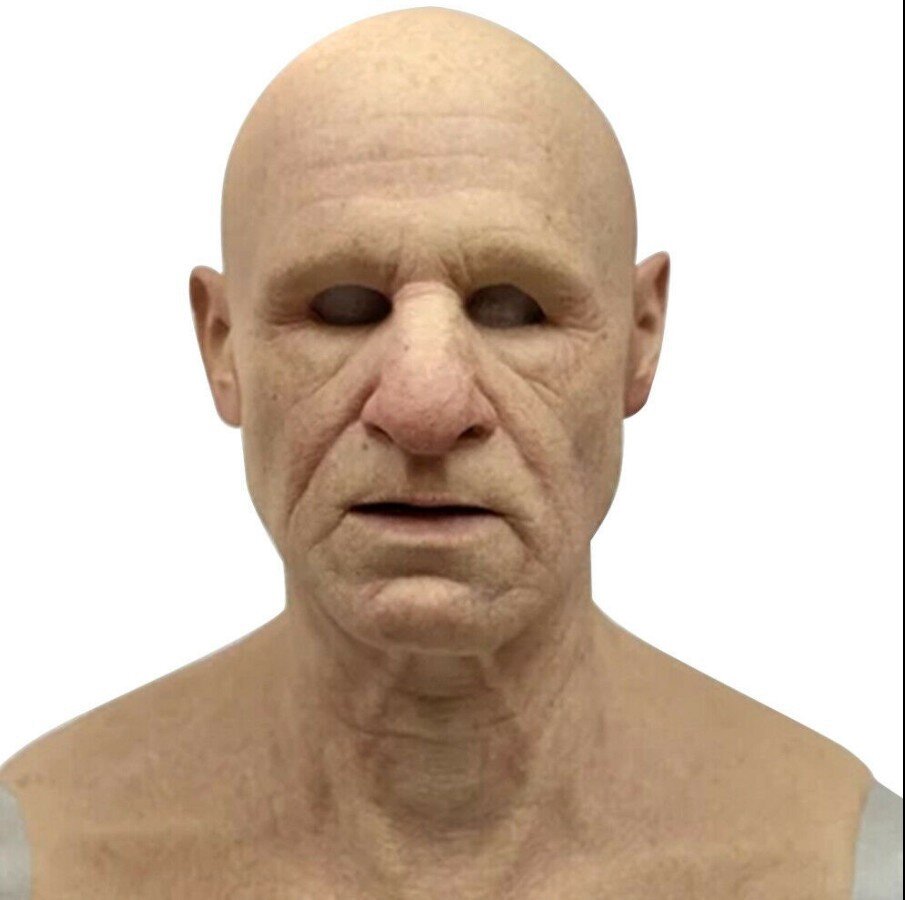 Skorter | Creepy Old Man Mask – Realistic Latex Halloween Mask for Adults