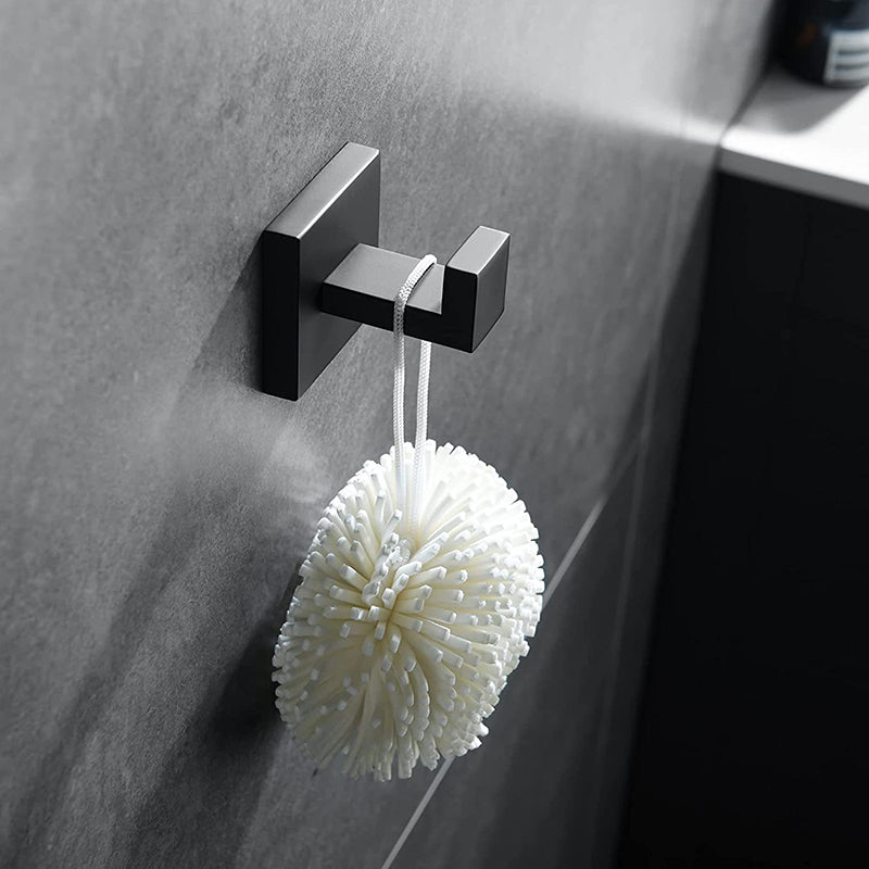 Skorter | 7-piece bathroom accessory set made of stainless steel with paper holder/robe hook/towel ring bar