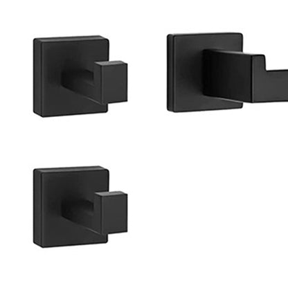 Skorter | 7-piece bathroom accessory set made of stainless steel with paper holder/robe hook/towel ring bar