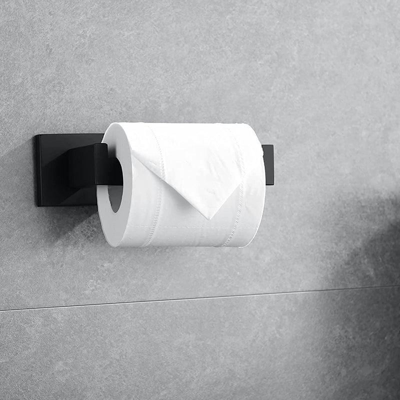 Skorter | 7-piece bathroom accessory set made of stainless steel with paper holder/robe hook/towel ring bar