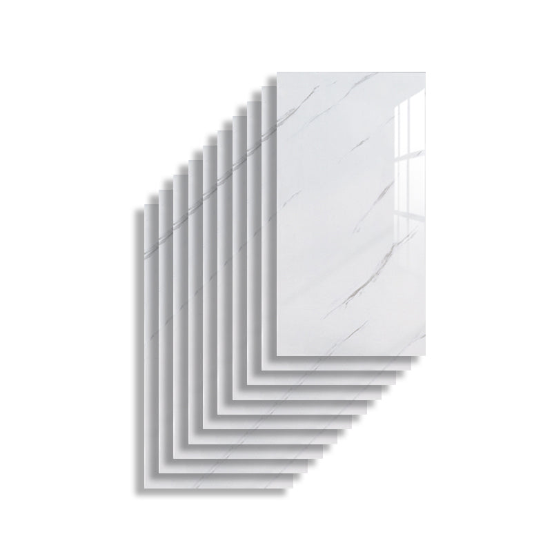 Skorter | 10 Pack PVC Rectangular Peel & Stick Subway Tile Kitchen and Bathroom