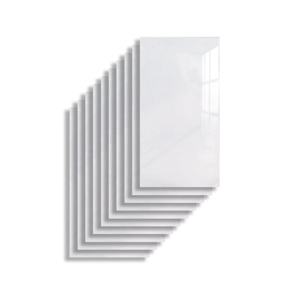 Skorter | 10 Pack PVC Rectangular Peel & Stick Subway Tile Kitchen and Bathroom