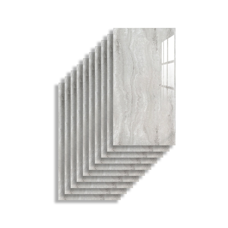 Skorter | 10 Pack PVC Rectangular Peel & Stick Subway Tile Kitchen and Bathroom