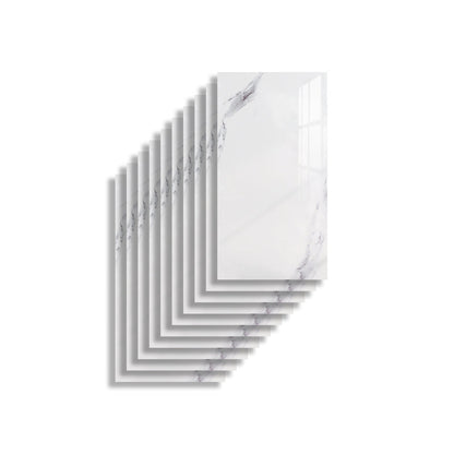 Skorter | 10 Pack PVC Rectangular Peel & Stick Subway Tile Kitchen and Bathroom