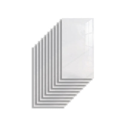 Skorter | 10 Pack PVC Rectangular Peel & Stick Subway Tile Kitchen and Bathroom