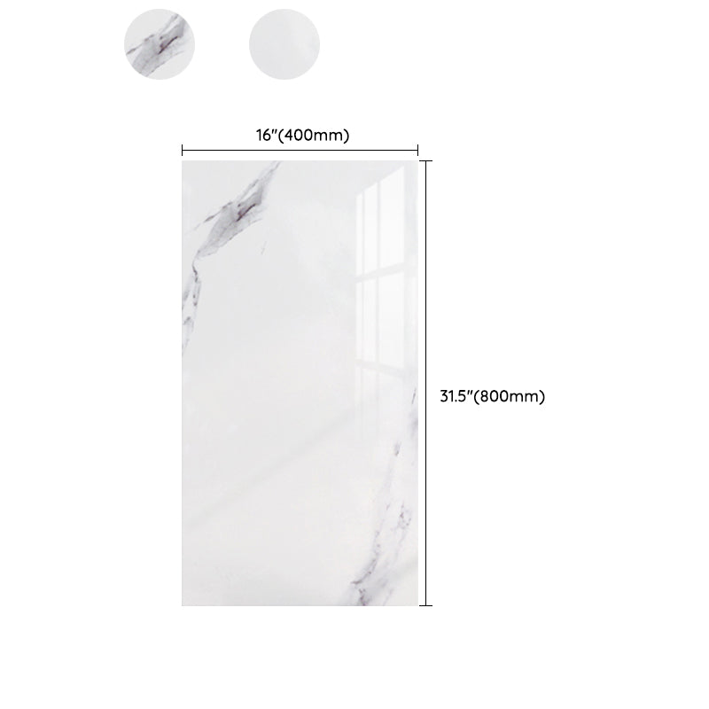 Skorter | 10 Pack PVC Rectangular Peel & Stick Subway Tile Kitchen and Bathroom