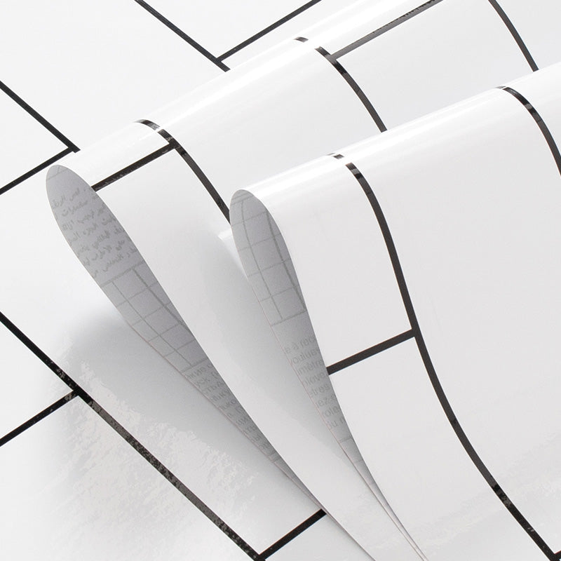 Skorter | 23" X 196" PVC Peel and Stick Wallpaper Kitchen and Bathroom Waterproof Wallpaper