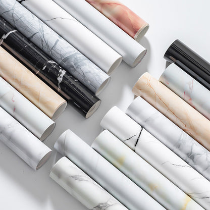 Skorter | 23" X 196" PVC Peel and Stick Wallpaper Kitchen and Bathroom Waterproof Wallpaper