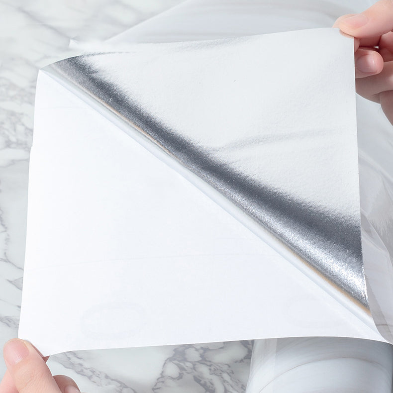 Skorter | 23" X 196" PVC Peel and Stick Wallpaper Kitchen and Bathroom Waterproof Wallpaper