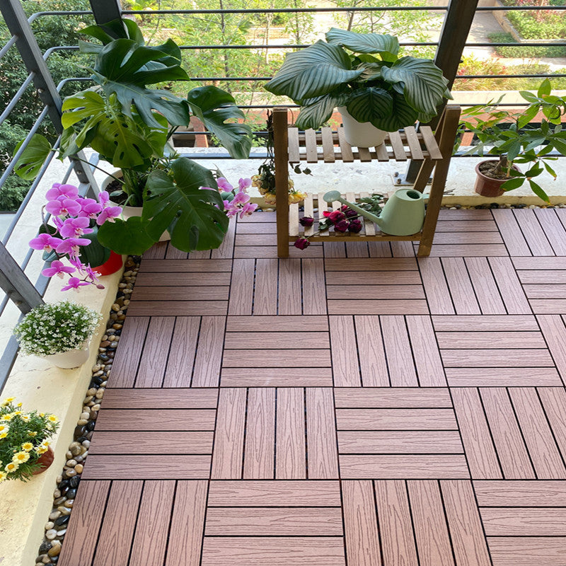 Skorter | Composite deck tile Solid Color Waterproof Patio Floor Tile