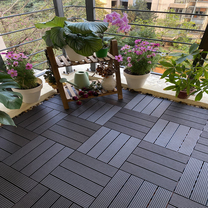 Skorter | Composite deck tile Solid Color Waterproof Patio Floor Tile