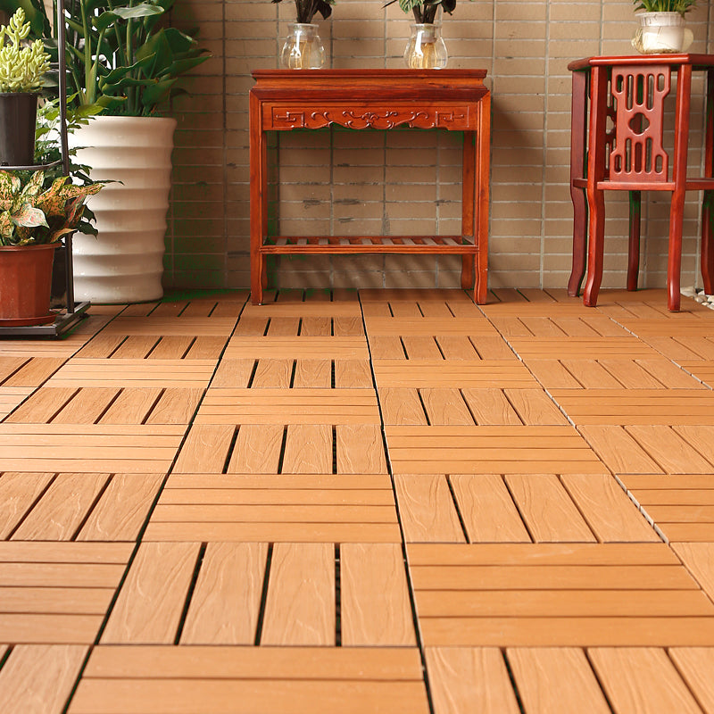 Skorter | Composite deck tile Solid Color Waterproof Patio Floor Tile