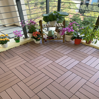 Skorter | Composite deck tile Solid Color Waterproof Patio Floor Tile