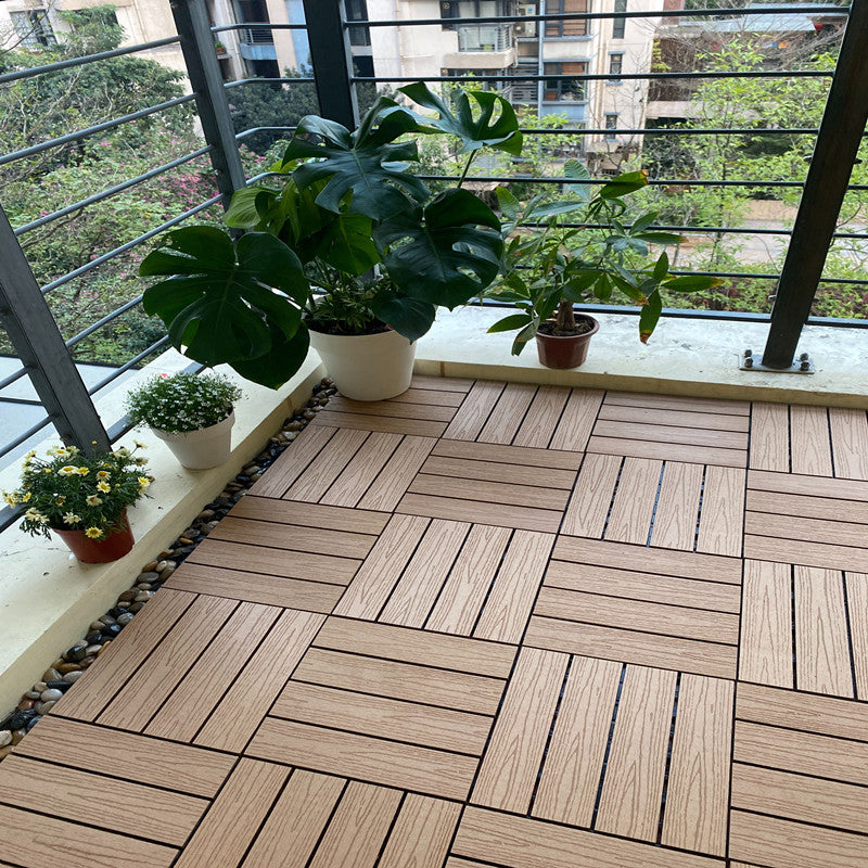 Skorter | Composite deck tile Solid Color Waterproof Patio Floor Tile