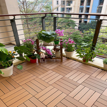 Skorter | Composite deck tile Solid Color Waterproof Patio Floor Tile