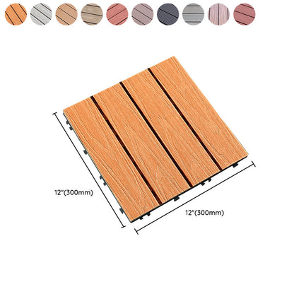 Skorter | Composite deck tile Solid Color Waterproof Patio Floor Tile