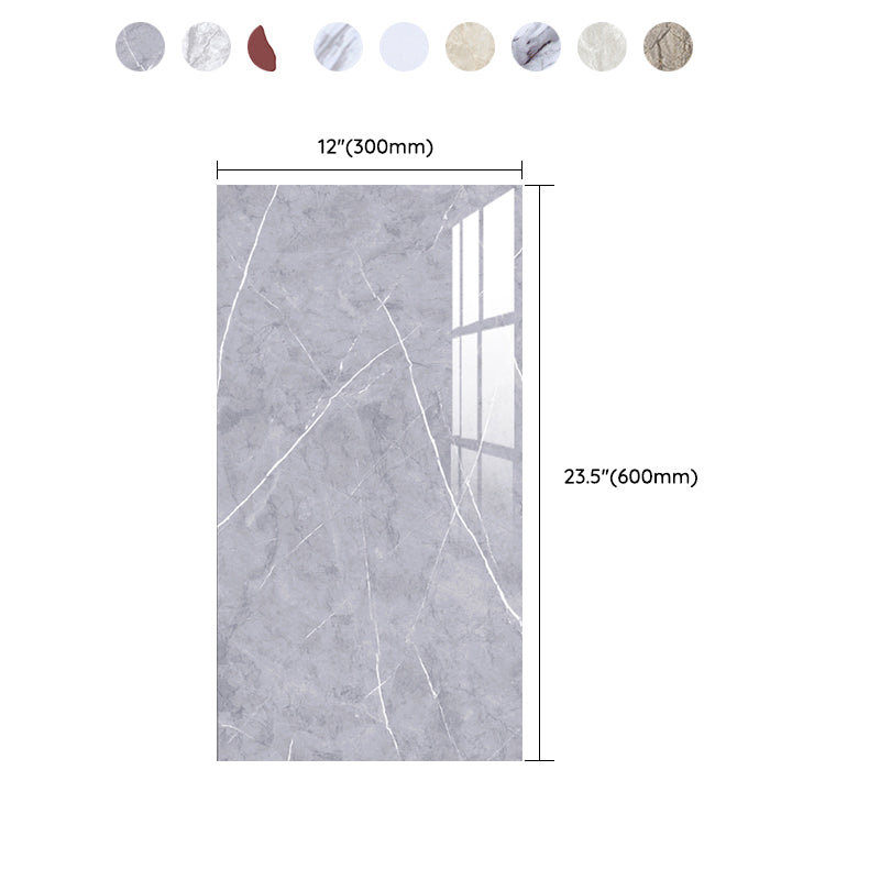 Skorter | 10-Pack 12" x 23" PVC rectangular Peel & Stick subway tile kitchen and bathroom
