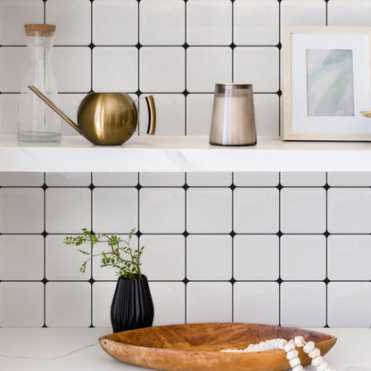 Skorter | Contemporary Wallpaper Mosaic Tile Peel & Stick Tile for Kitchen and Bath