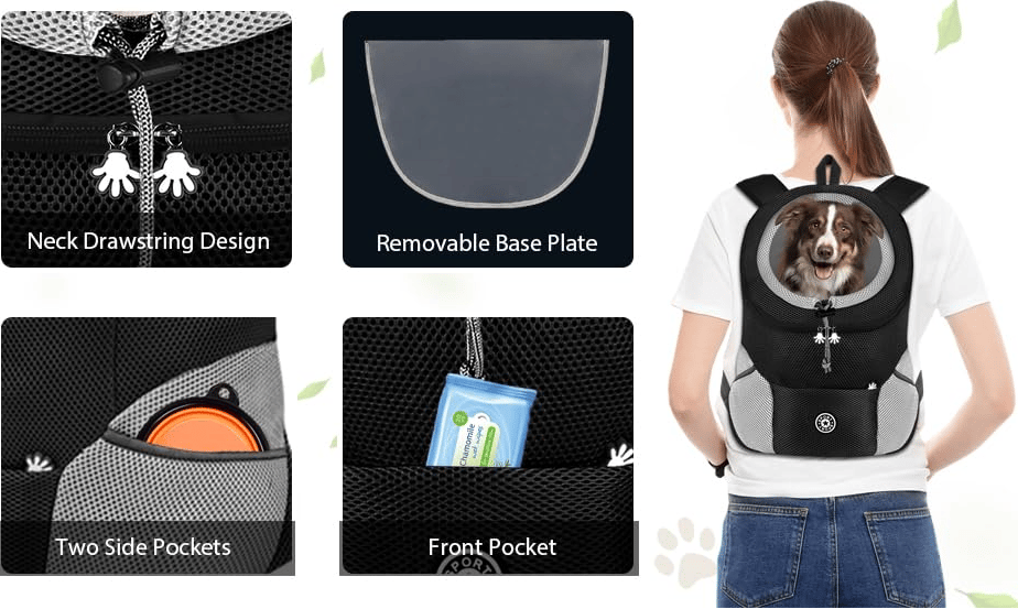Skorter | Dog Backpack Ergonomic Design Pet Backpack