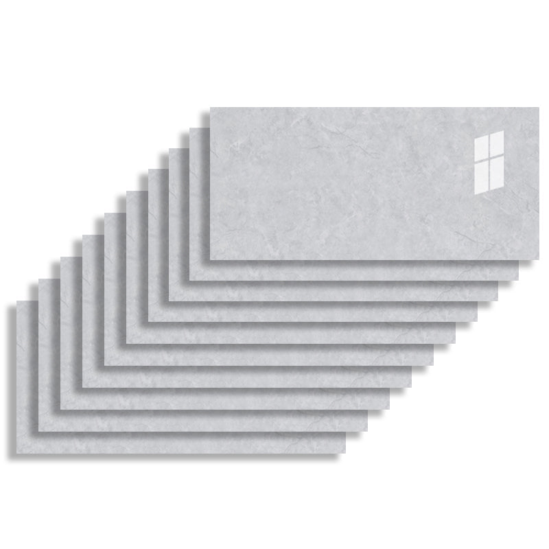 Skorter | 10 Pack 12" X 23" PVC rectangular Peel & Stick field tile kitchen and bathroom back paneling