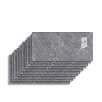 Skorter | 10 Pack 12" X 23" PVC rectangular Peel & Stick field tile kitchen and bathroom back paneling