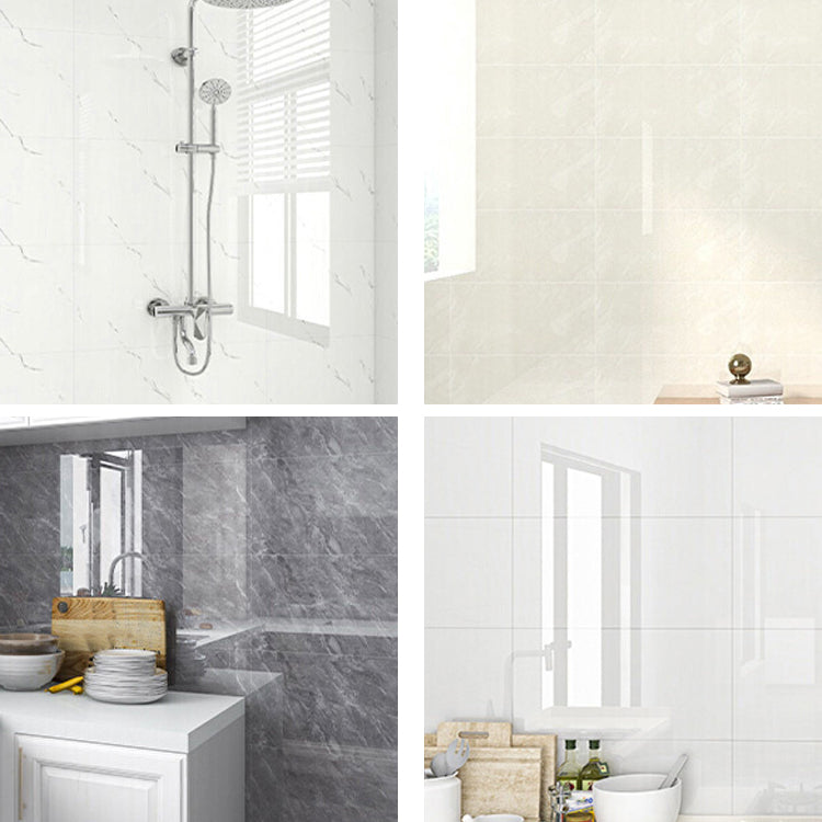 Skorter | 10 Pack 12" X 23" PVC rectangular Peel & Stick field tile kitchen and bathroom back paneling