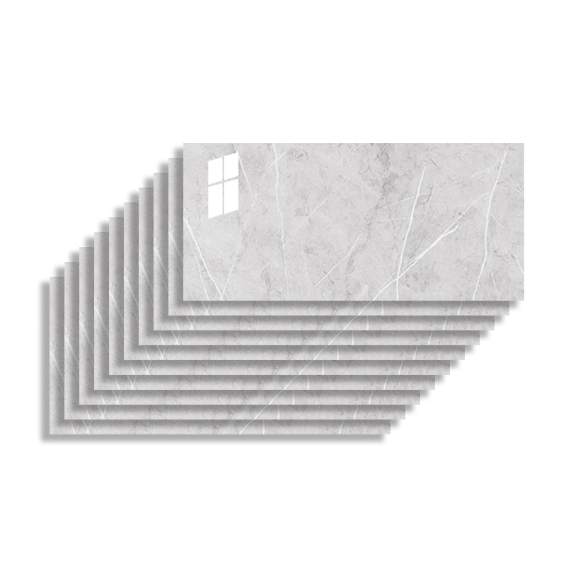 Skorter | 10 Pack 12" X 23" PVC rectangular Peel & Stick field tile kitchen and bathroom back paneling