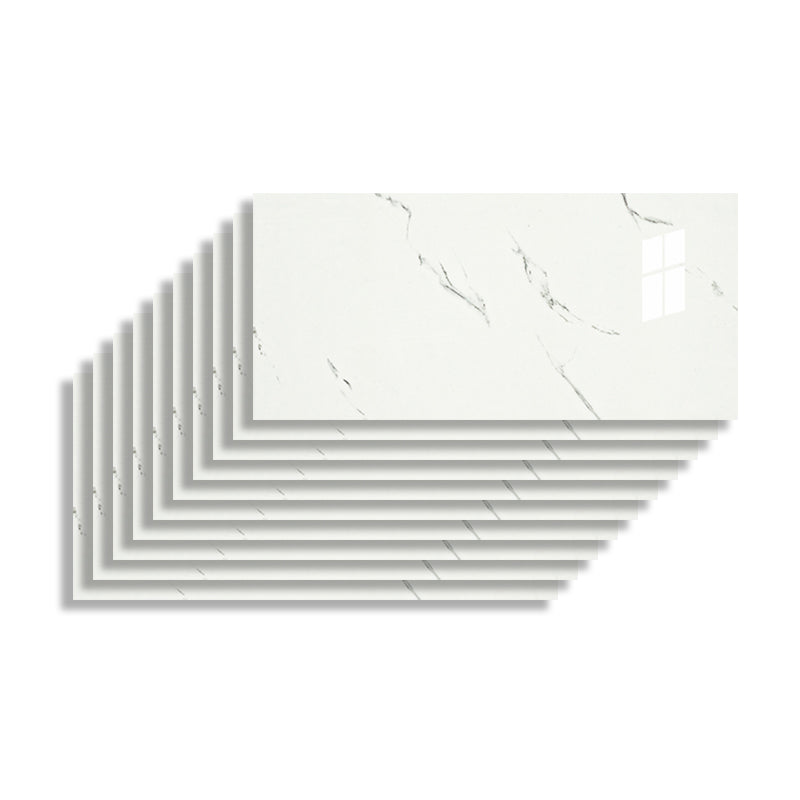 Skorter | 10 Pack 12" X 23" PVC rectangular Peel & Stick field tile kitchen and bathroom back paneling