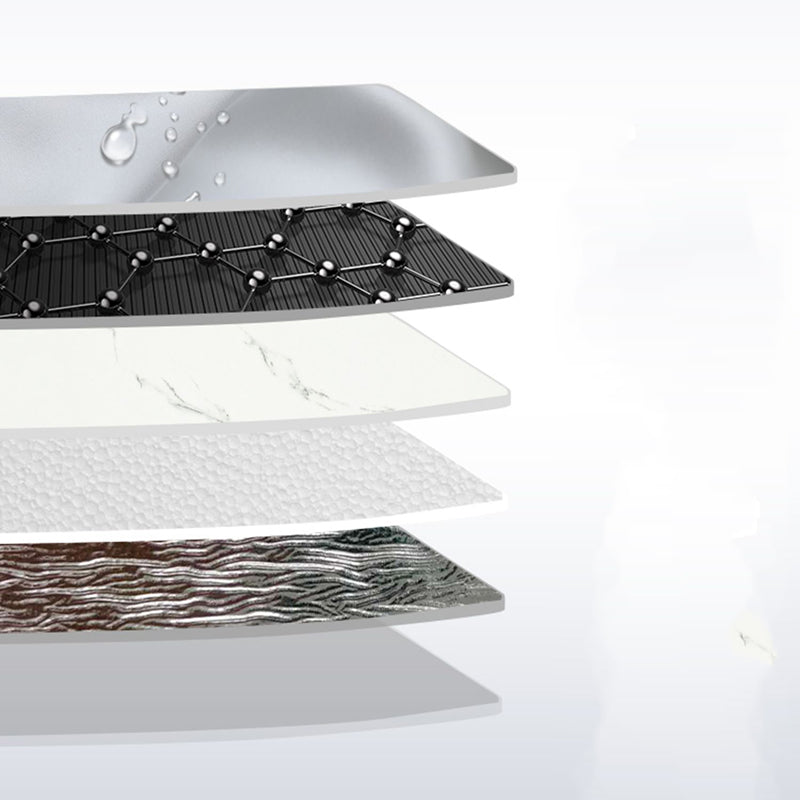 Skorter | 10 Pack 12" X 23" PVC rectangular Peel & Stick field tile kitchen and bathroom back paneling