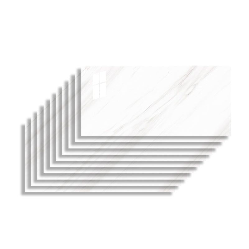 Skorter | 10 Pack 12" X 23" PVC rectangular Peel & Stick field tile kitchen and bathroom back paneling