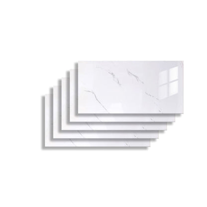 Skorter | 5 Pack 12" X 23" PVC Peel & Stick Subway Tiles Rectangular Kitchen and Bathroom Backsplash